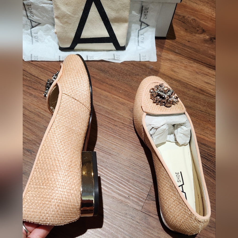Women's Loafer Palha Nude Rose Not A Shoe Size 7 - Picture 6 of 15
